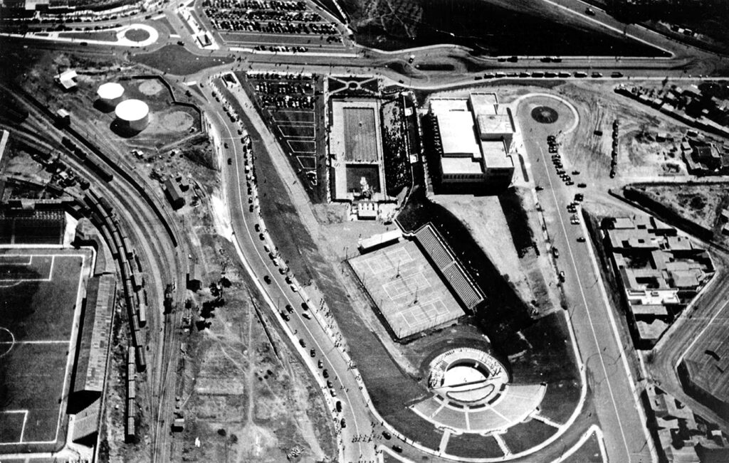 Vista aérea de Ciudad de los Deportes de Guatemala