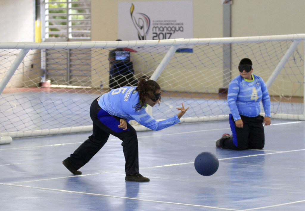 Para atleta en competencia de Golbol.