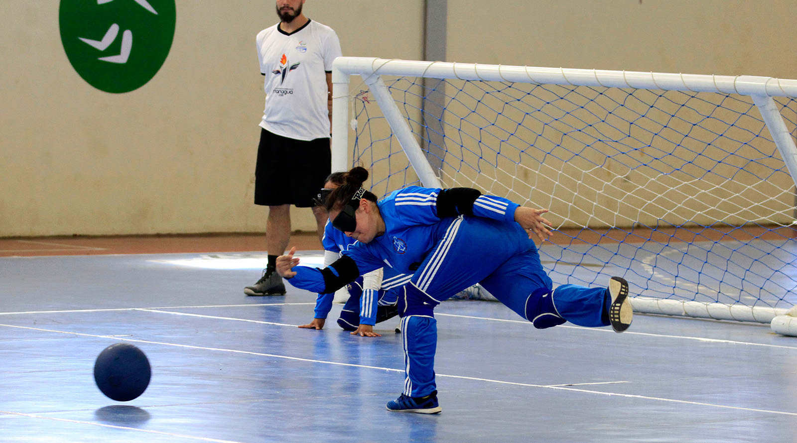 Para atleta en competencia de Golbol.