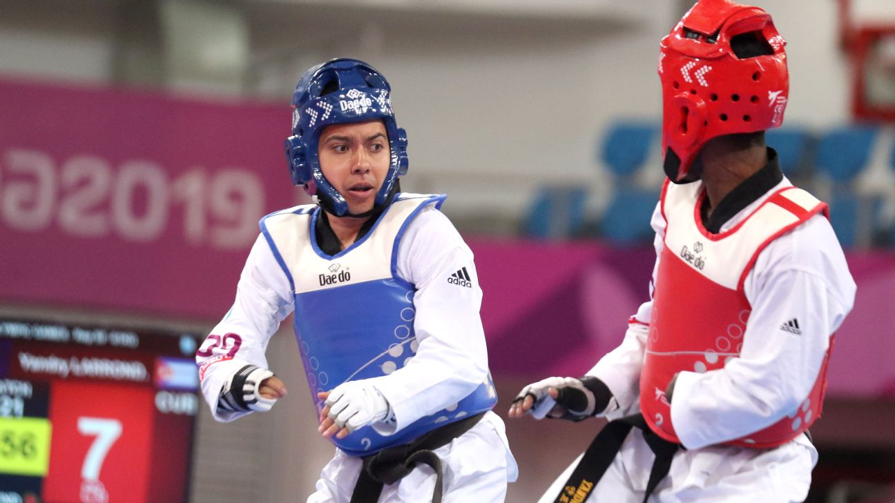 Para atleta en competencia de Taekwondo..