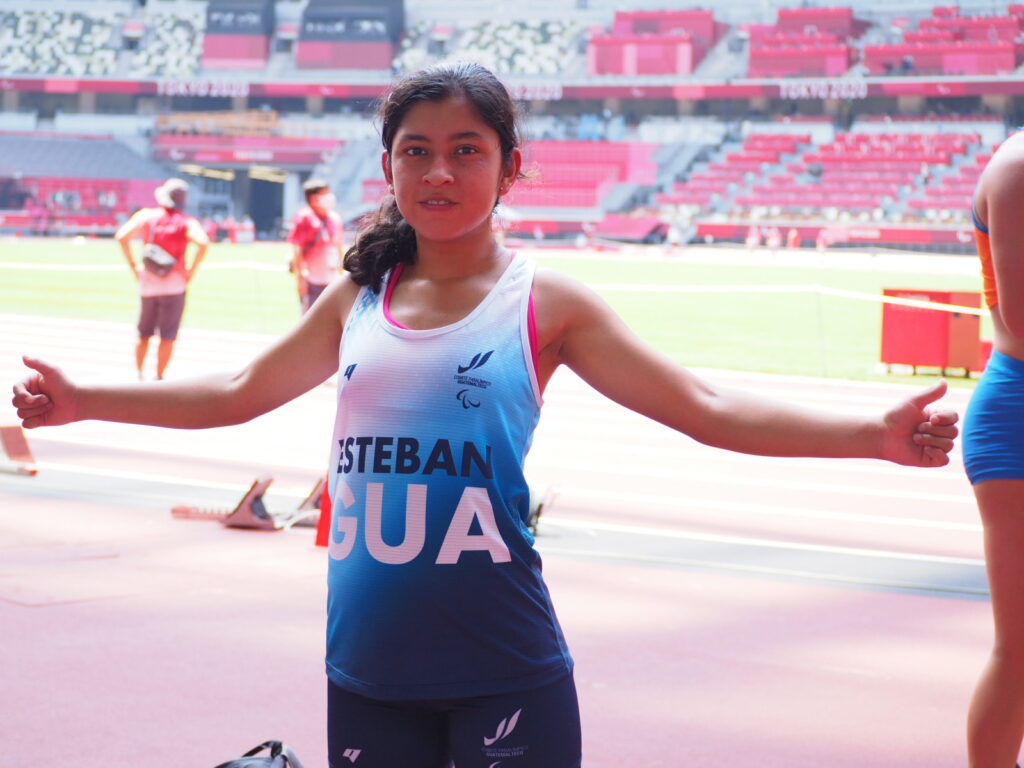 Ericka Violeta Esteban Villatoro es una Para atleta guatemalteca