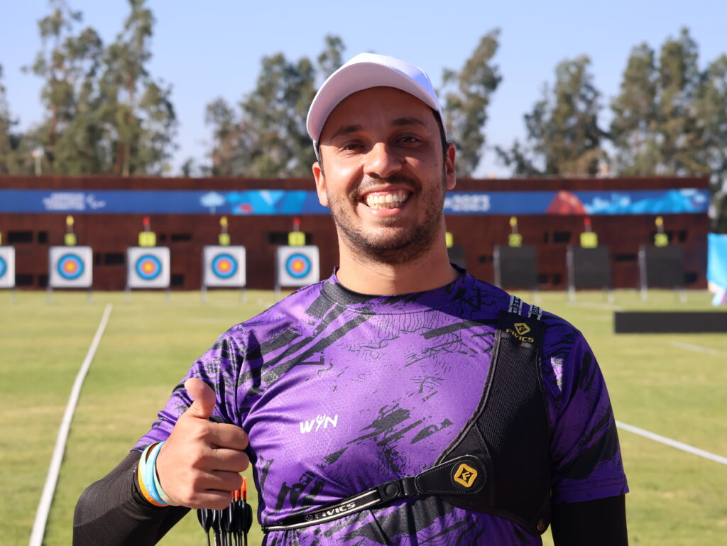 Juan Diego Blas, para atleta de parabádminton.