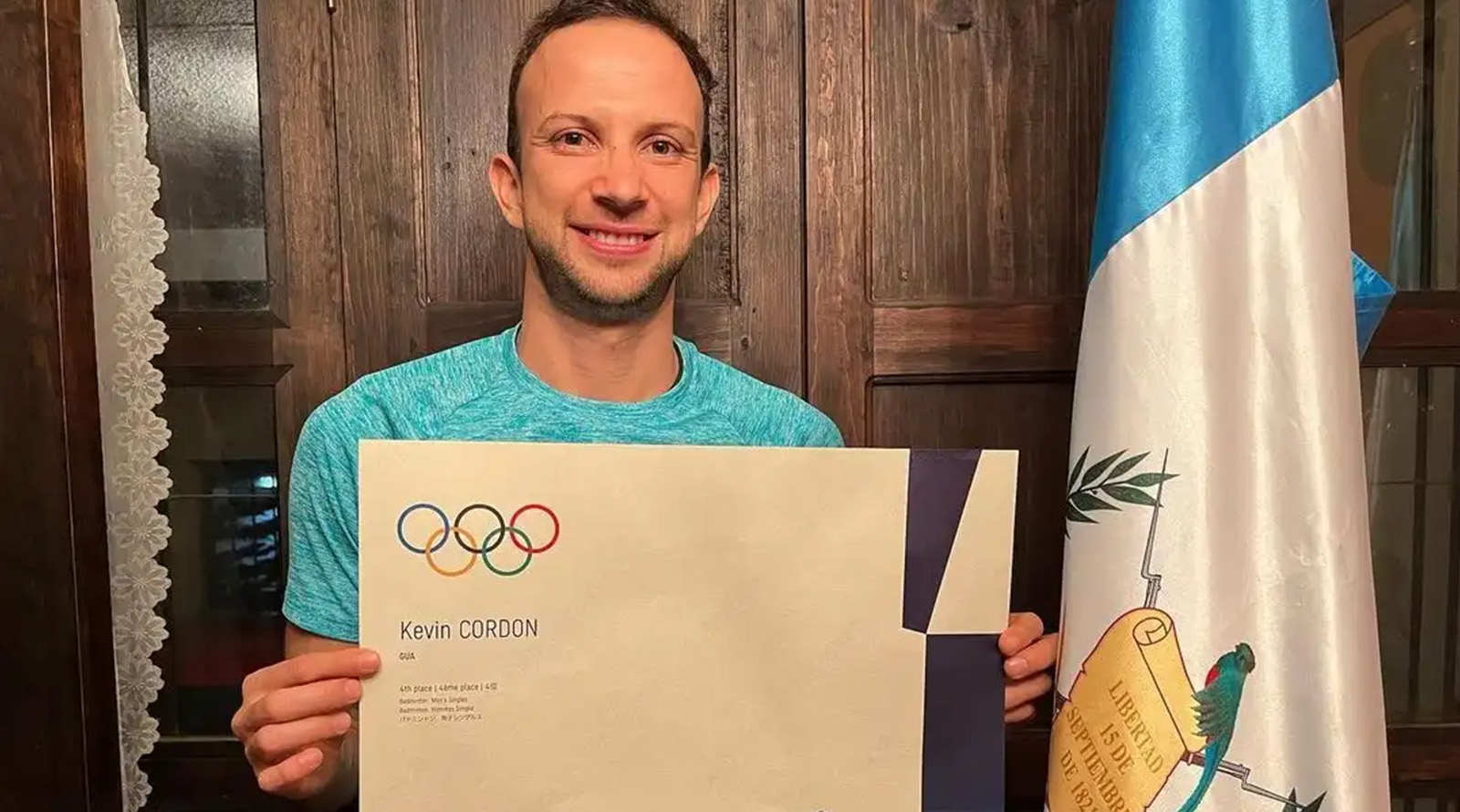 Kevin Cordón, atleta guatemalteco de Bádminton