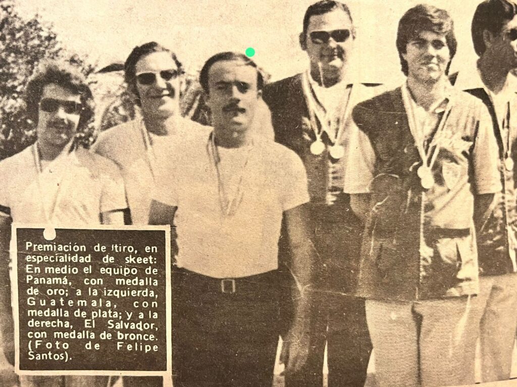 Edgardo Zachrisson, atleta guatemalteco de Tiro con Armas de caza