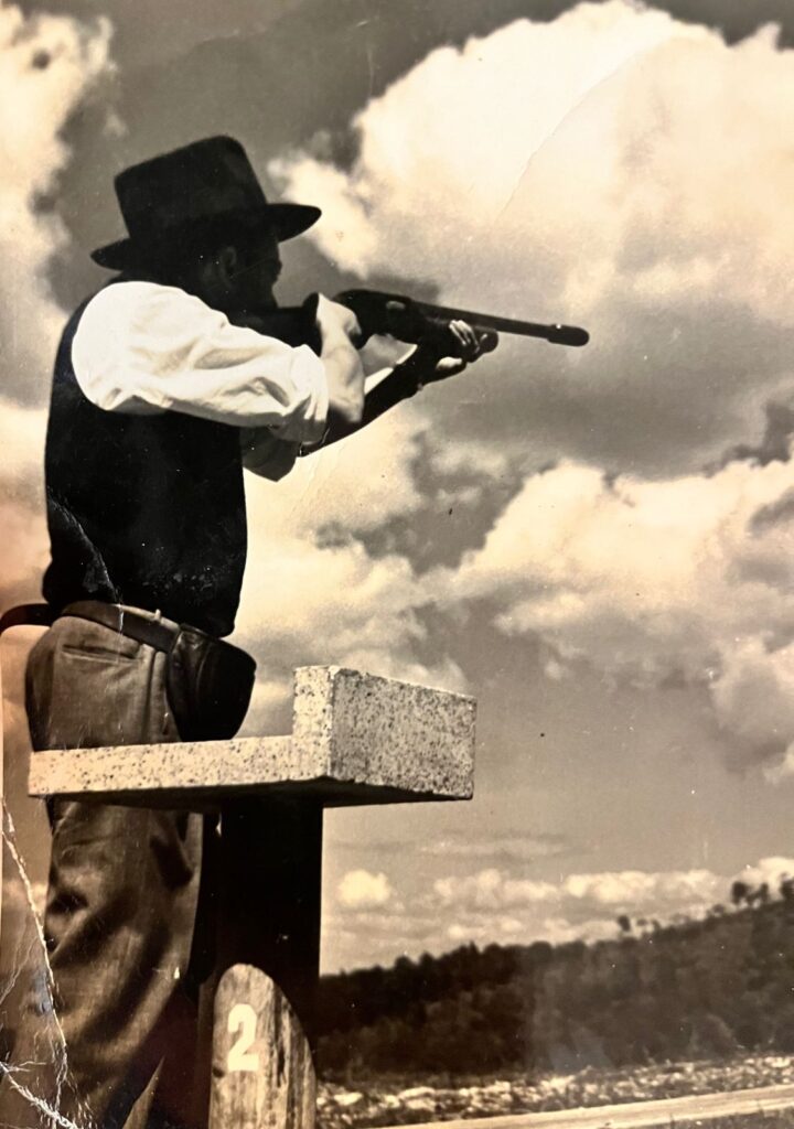 Edgardo Zachrisson, atleta guatemalteco de Tiro con Armas de caza