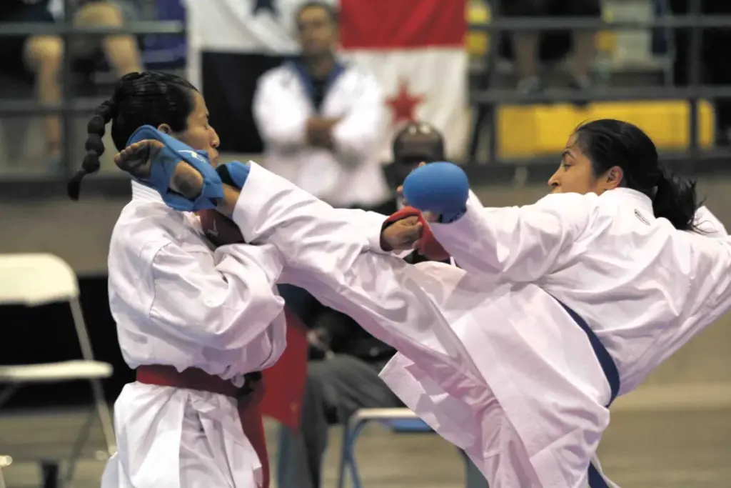 Atleta guatemalteca Cheili González, quien ha destacado por su larga carrera y numerosas medallas en Karate.