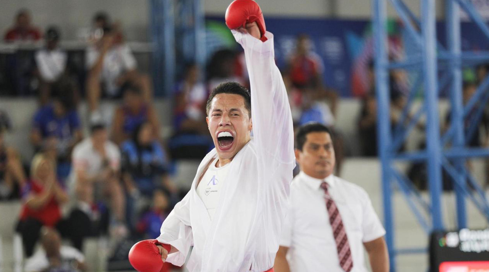 Allan Maldonado, atleta guatemalteco de Karate Do