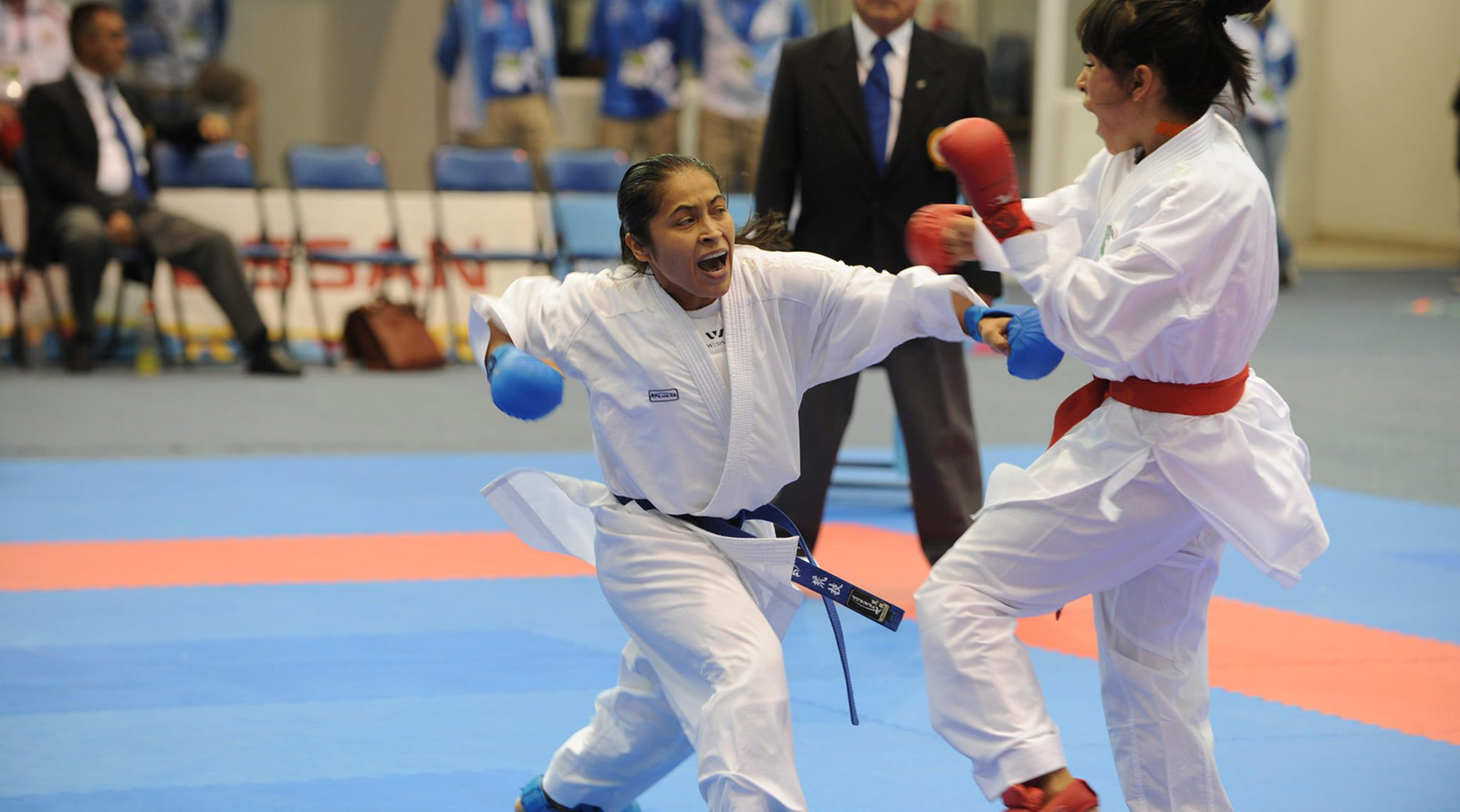 Atleta guatemalteca Cheili González, quien ha destacado por su larga carrera y numerosas medallas en Karate.