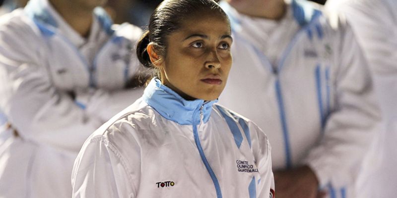 Atleta guatemalteca Cheili González, quien ha destacado por su larga carrera y numerosas medallas en Karate.