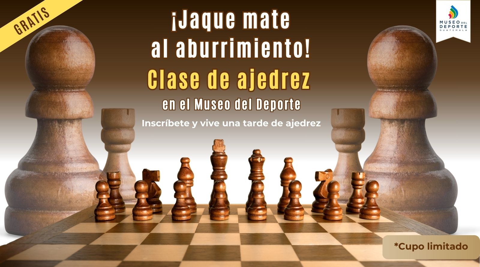 Inscríbete y vive una tarde de Ajedrez en el Museo del Deporte