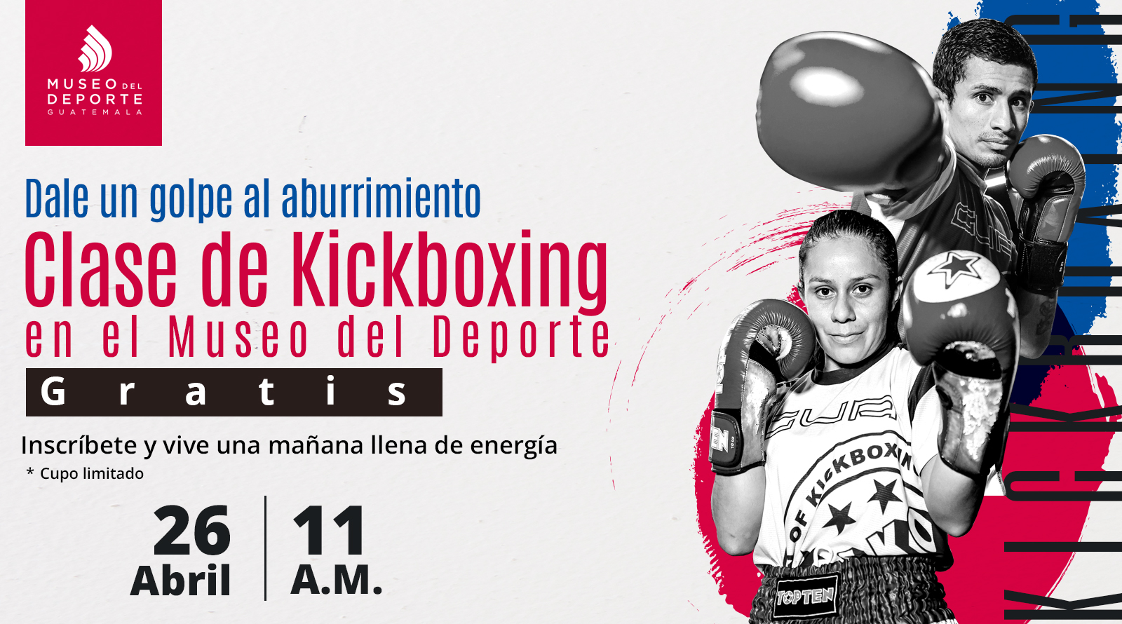 Clase de Kickboxing, abirl 2025