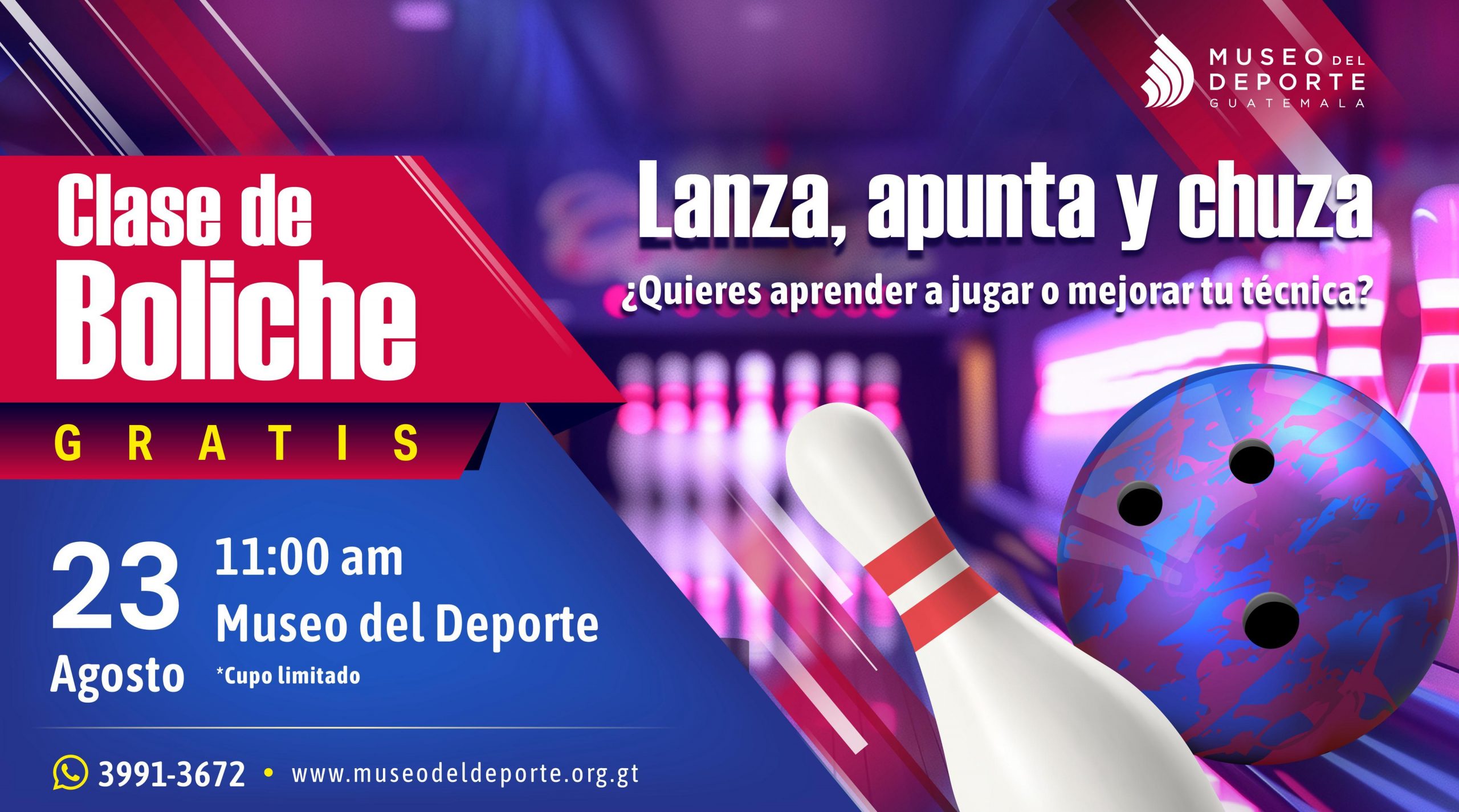 Clase de boliche - Agosto 2025