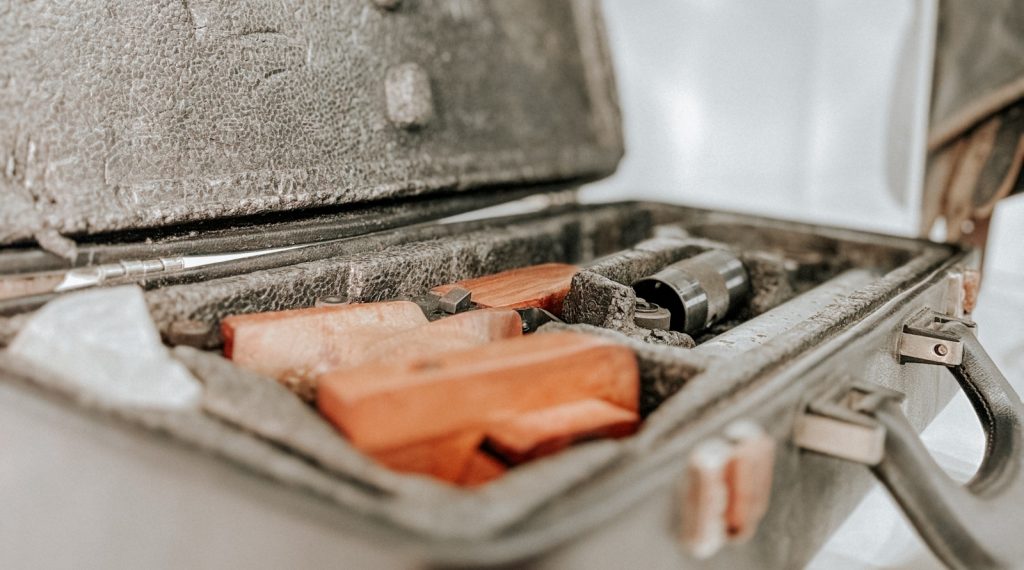 Pistola de aire comprimido Marca TAU-7, modelo 2005, utilizada en el campeonato NORCECA 2005 realizado en Guatemala