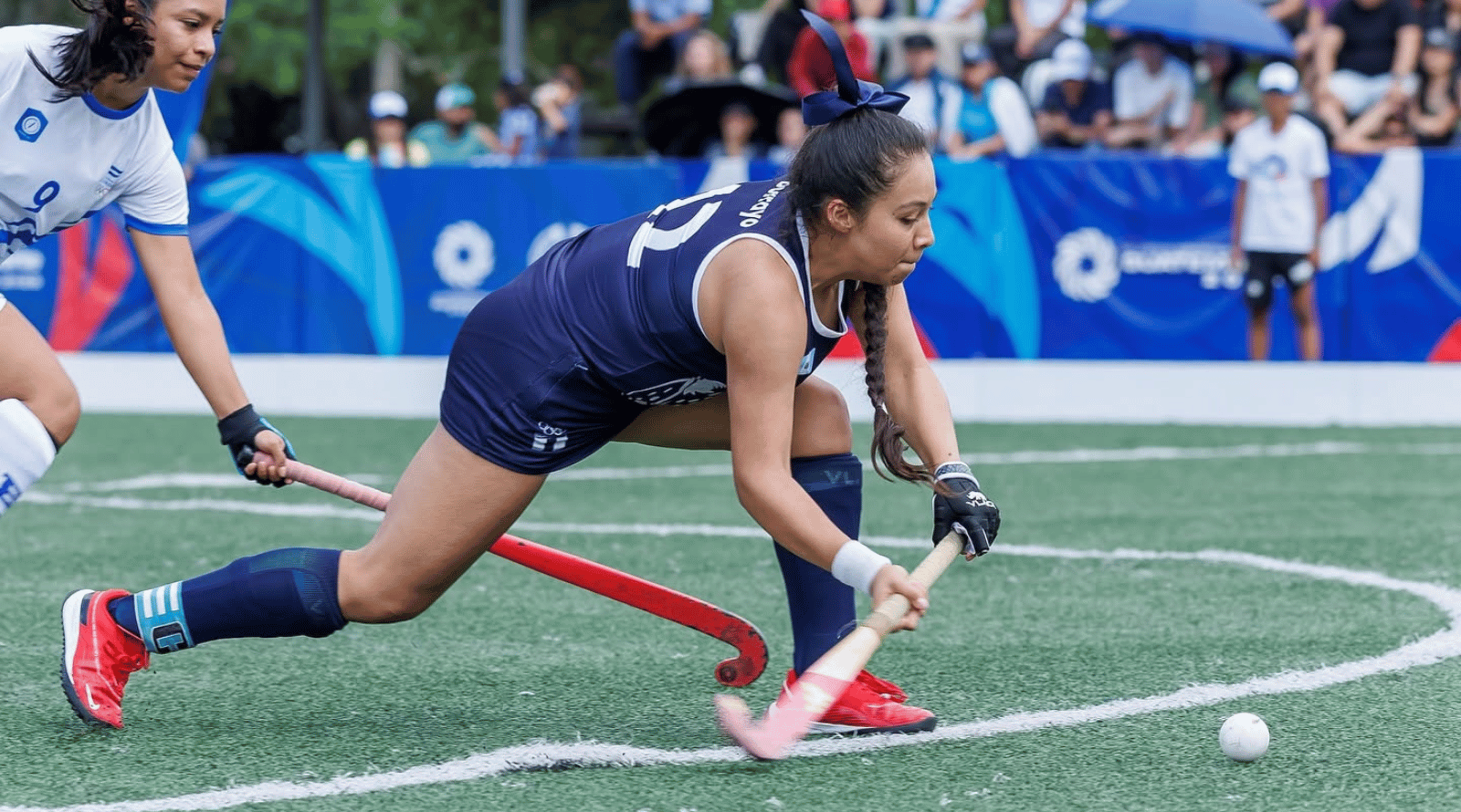 Sheril Borrayo, atleta guatemalteca y capitana de hockey sobre césped