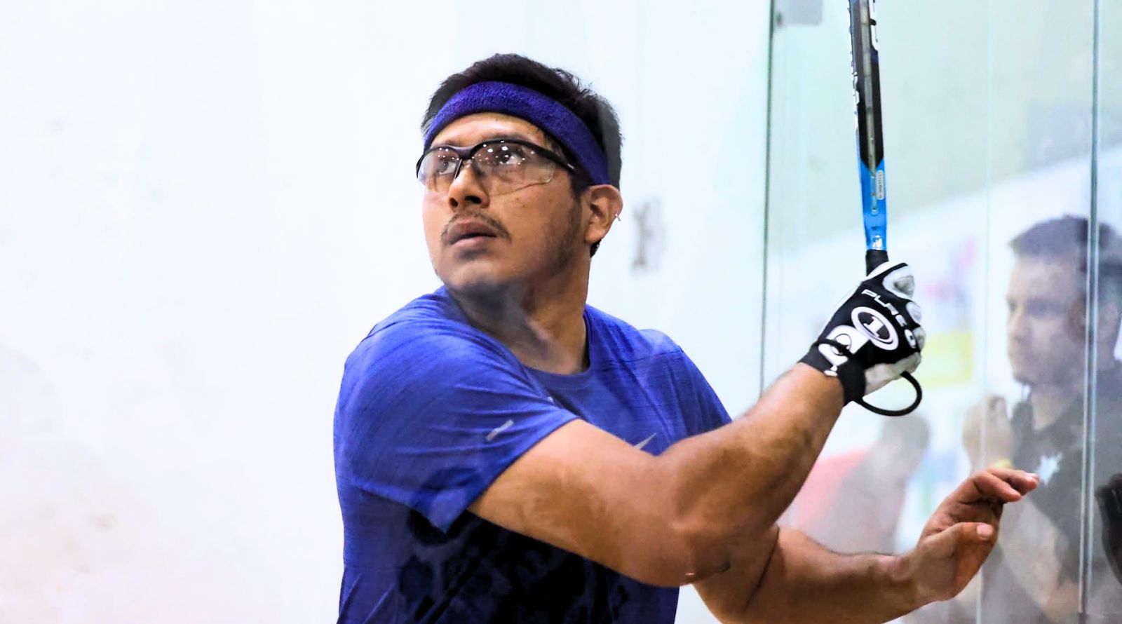 Edwin Galicia, atleta guatemalteco de la Asociación de Raquetbol en Guatemala