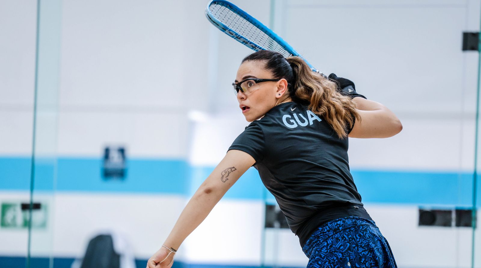 Gabriela Martínez, atleta guatemalteca de la Asociación de Raquetbol de Guatemala